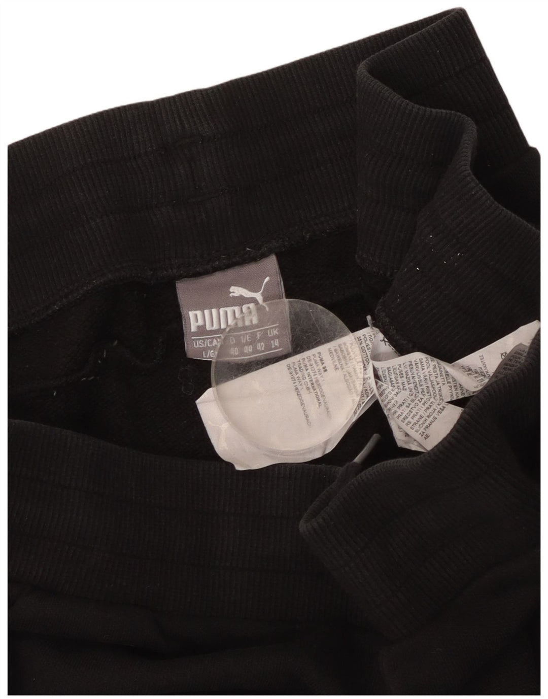 Pantaloni da tuta da donna Puma Joggers UK 14 Large Nero Poliestere