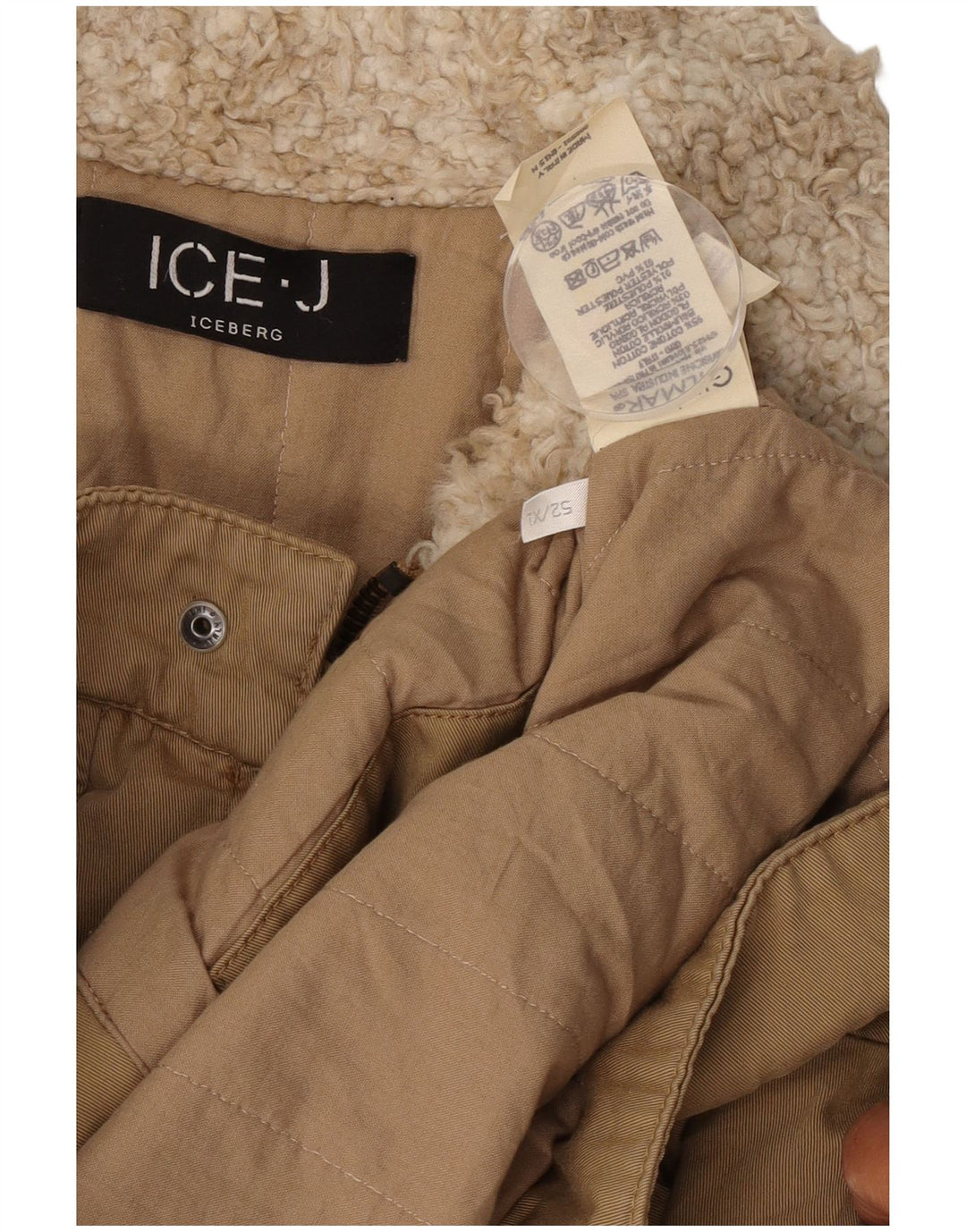 Giacca Utility Uomo Iceberg IT 52 XL Cotone Beige