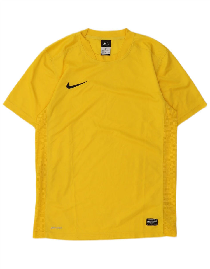 Maglietta Nike Dri Fit da uomo, colore giallo medio