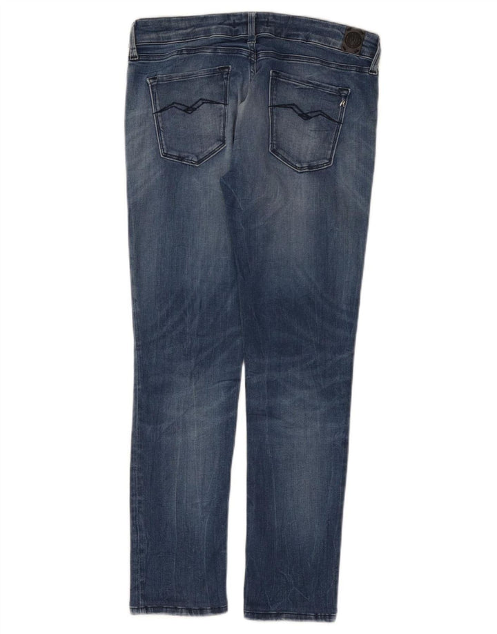 REPLAY Jeans Luz Slim da donna W29 L27 in cotone blu