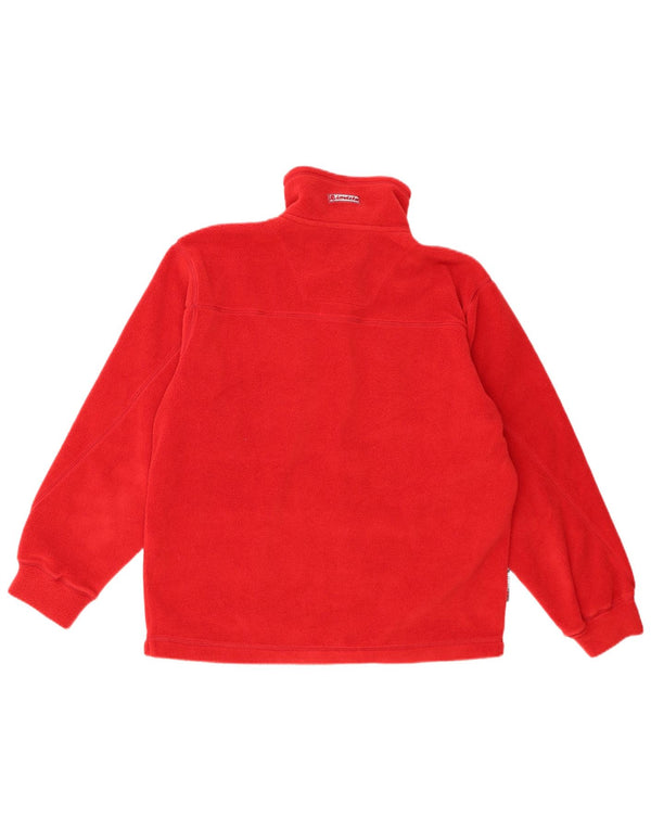 Maglione in pile Invicta Polartec da uomo piccolo rosso poliestere sportivo