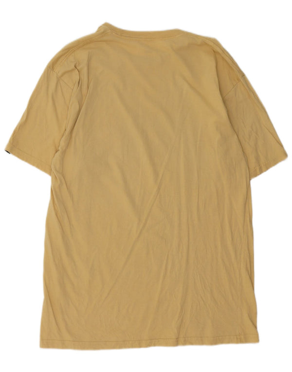T-shirt grafica da uomo con vestibilità classica Vans, taglia grande, in cotone giallo