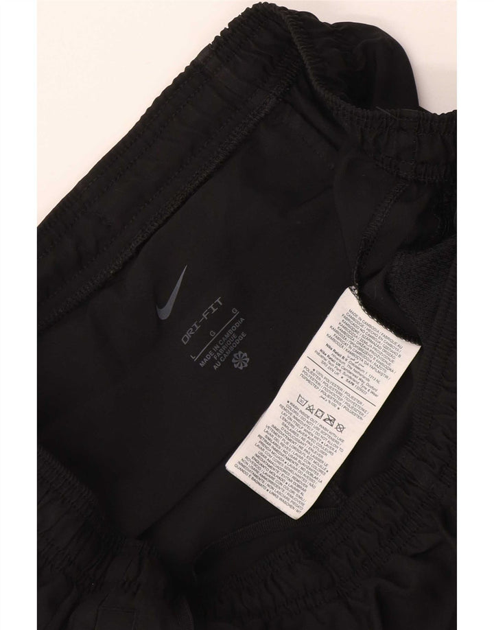 Pantaloni da tuta Nike Dri Fit Crop da uomo, da jogging, grandi, in poliestere nero
