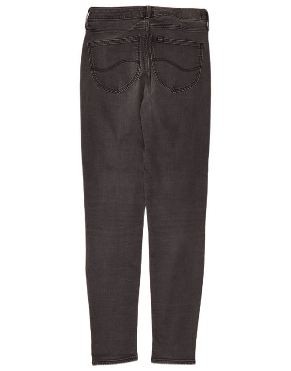 Jeans Lee Scarlett alti skinny da donna W30 L33 cotone nero