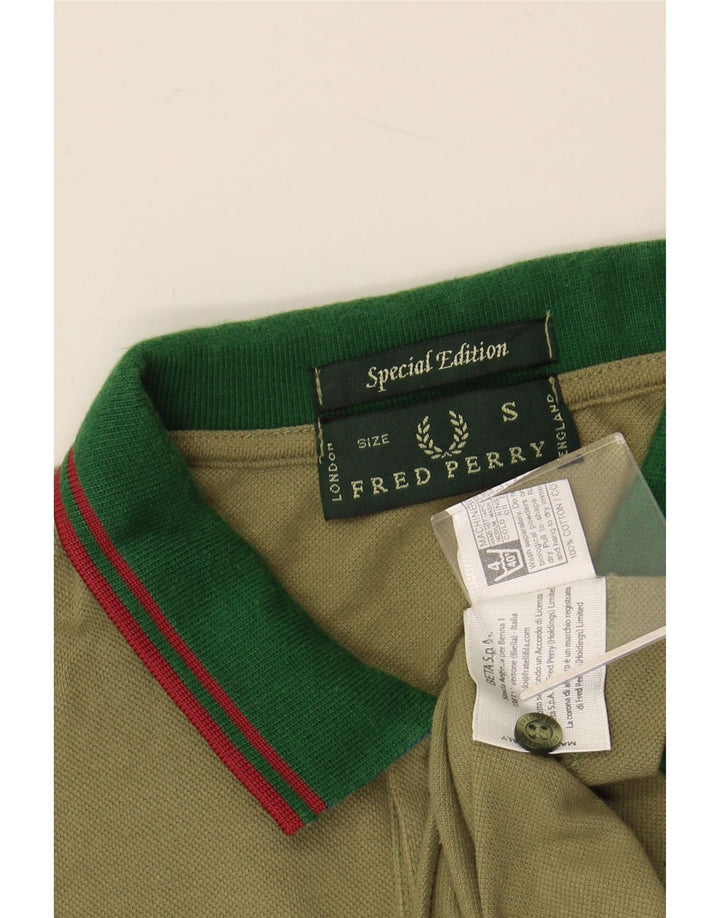 Polo Uomo FRED PERRY Piccola Verde Cotone