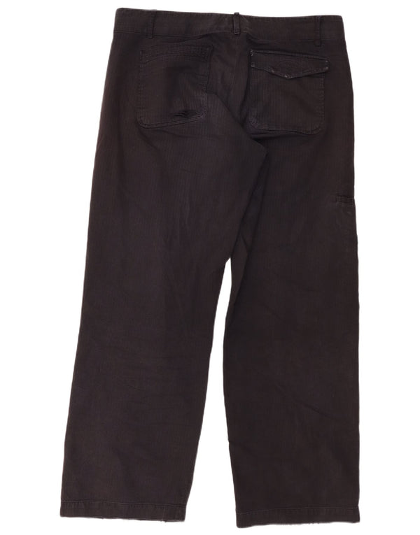 Pantaloni chino da donna Toast UK 14 Large W34 L30 Gessato blu navy