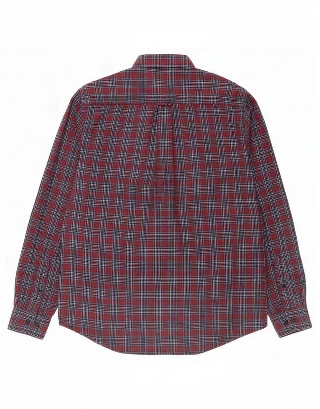 Camicia da uomo in flanella James Pringle Poliestere a quadri bordeaux medio