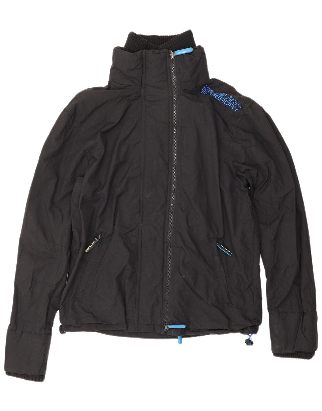 Giacca a vento da donna The Windcheater SUPERDRY UK 14 media nera