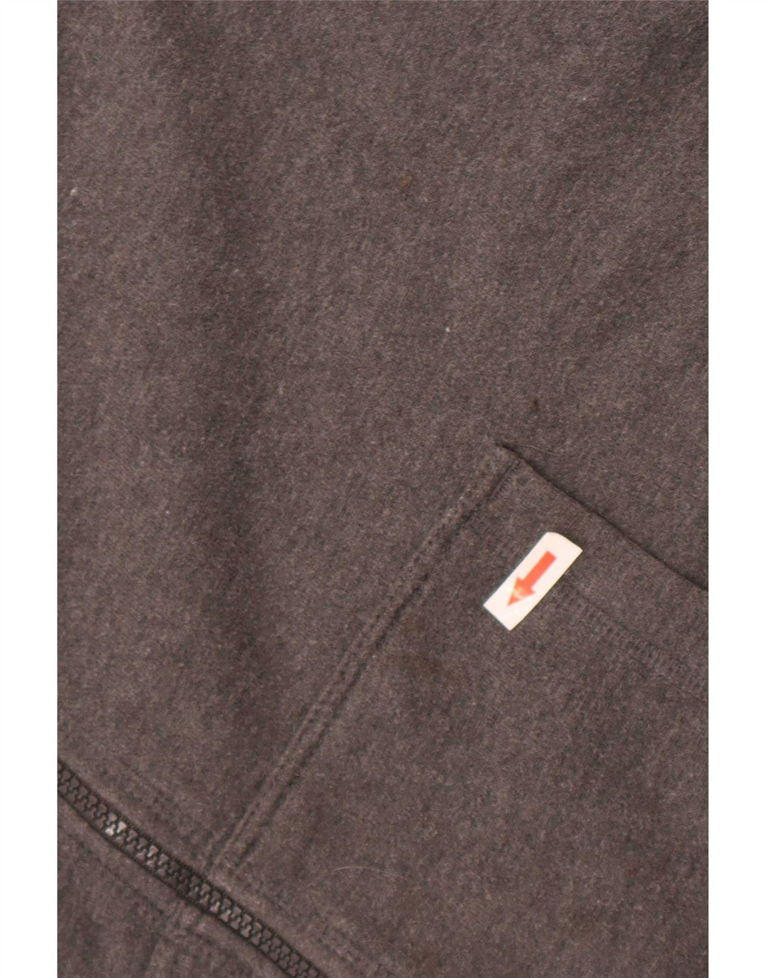 Maglione con cappuccio e zip da uomo Starter grande in cotone grigio