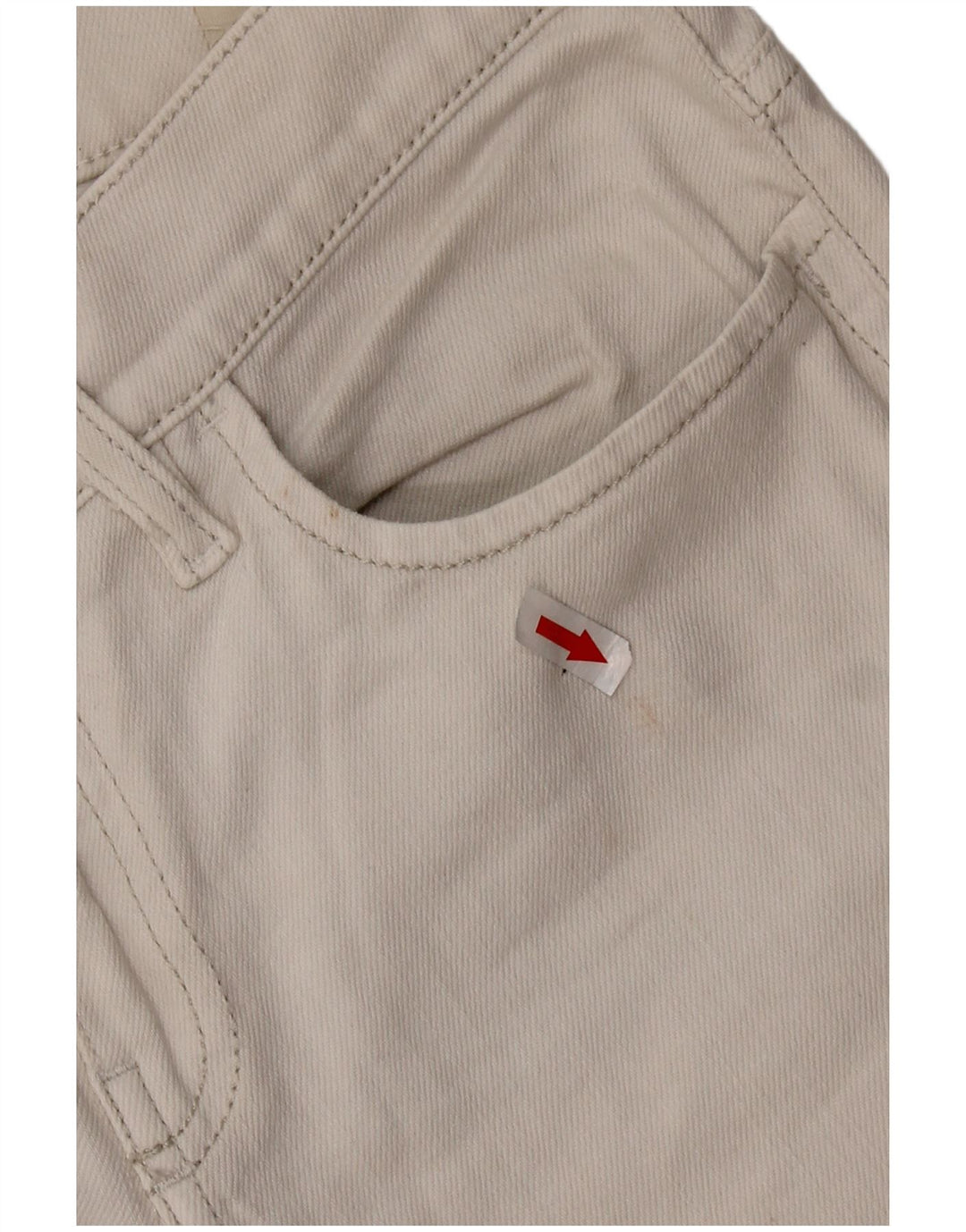 DIESEL Jeans dritti slim Liv da donna W27 L24 cotone bianco