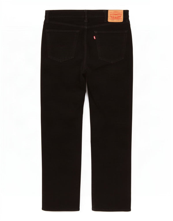Levi's Uomo 751 Pantaloni dritti in velluto a coste W38 L30 Cotone Nero