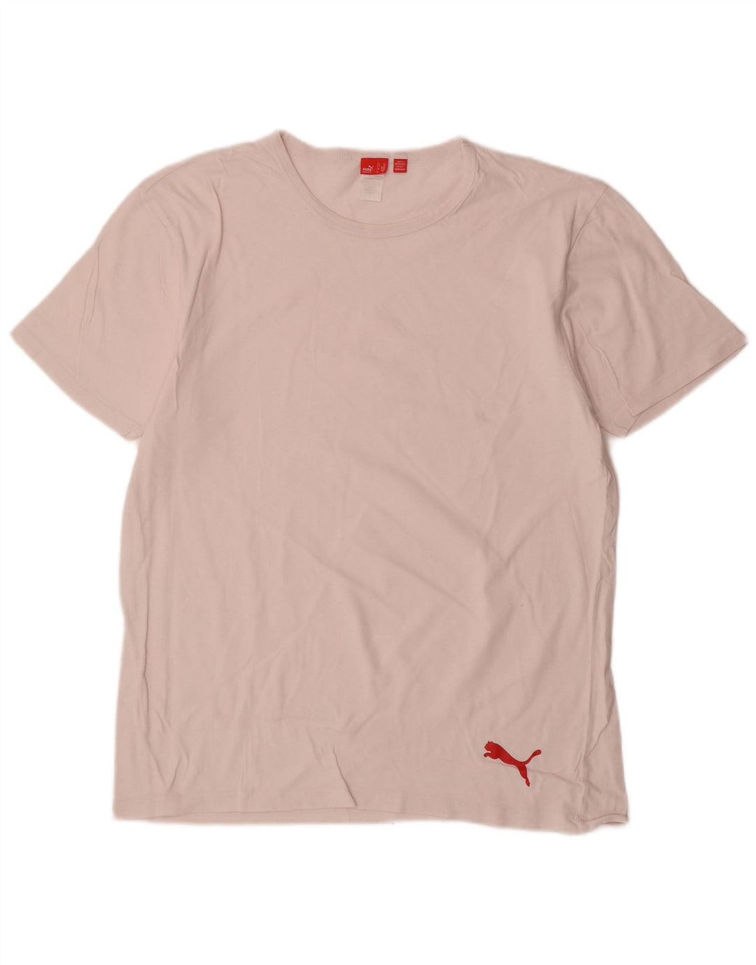 T-shirt da uomo Puma Top XL in cotone bianco