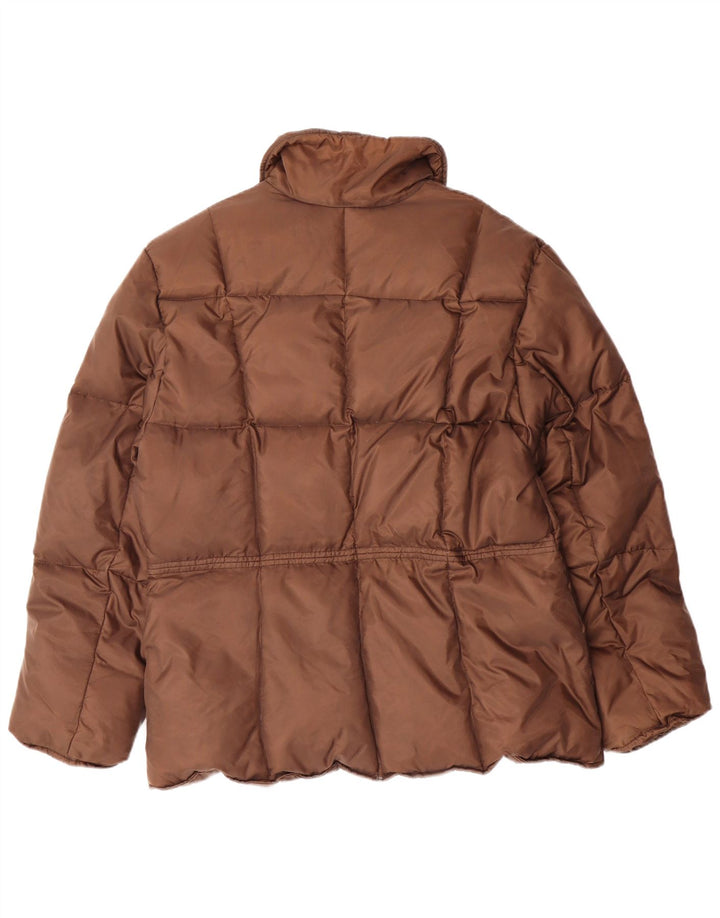 Giacca imbottita da donna ESPRIT UK 16 grande nylon marrone