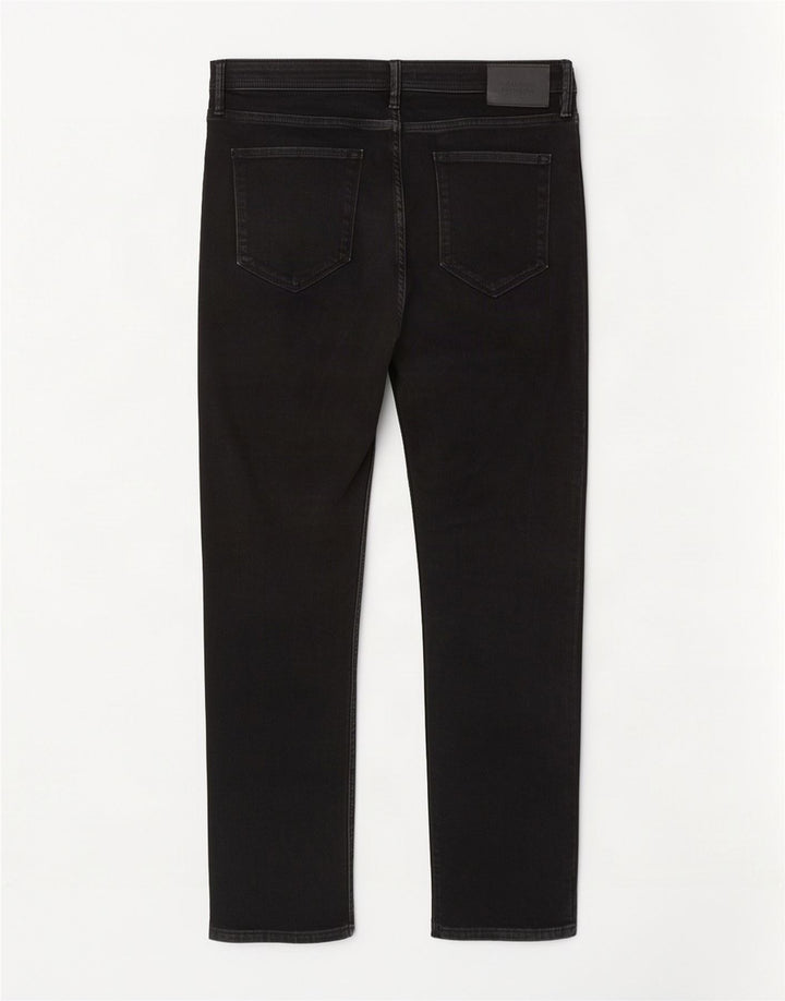 Jack & Jones Uomo GLENN Slim Jeans W33 L30 Cotone Nero