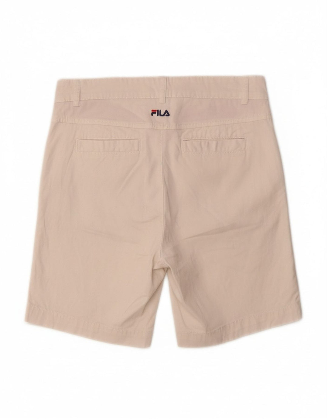 FILA Womens Chino Shorts EU 40 Medium W30 White Cotton