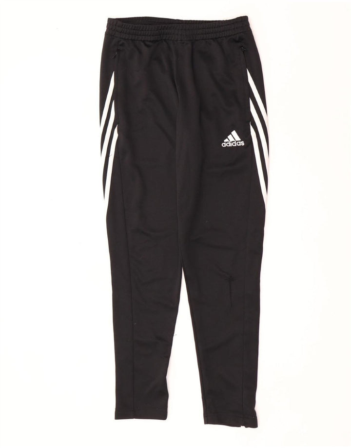 Pantaloni da tuta Adidas Climalite da uomo piccoli in poliestere nero
