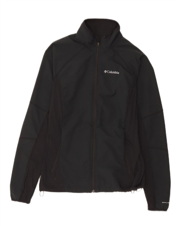 Giacca antipioggia Columbia Omni-Shield da donna UK 12 medio poliestere nero