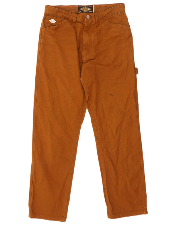 Pantaloni cargo dritti da uomo Superdry W30 L32 in cotone marrone