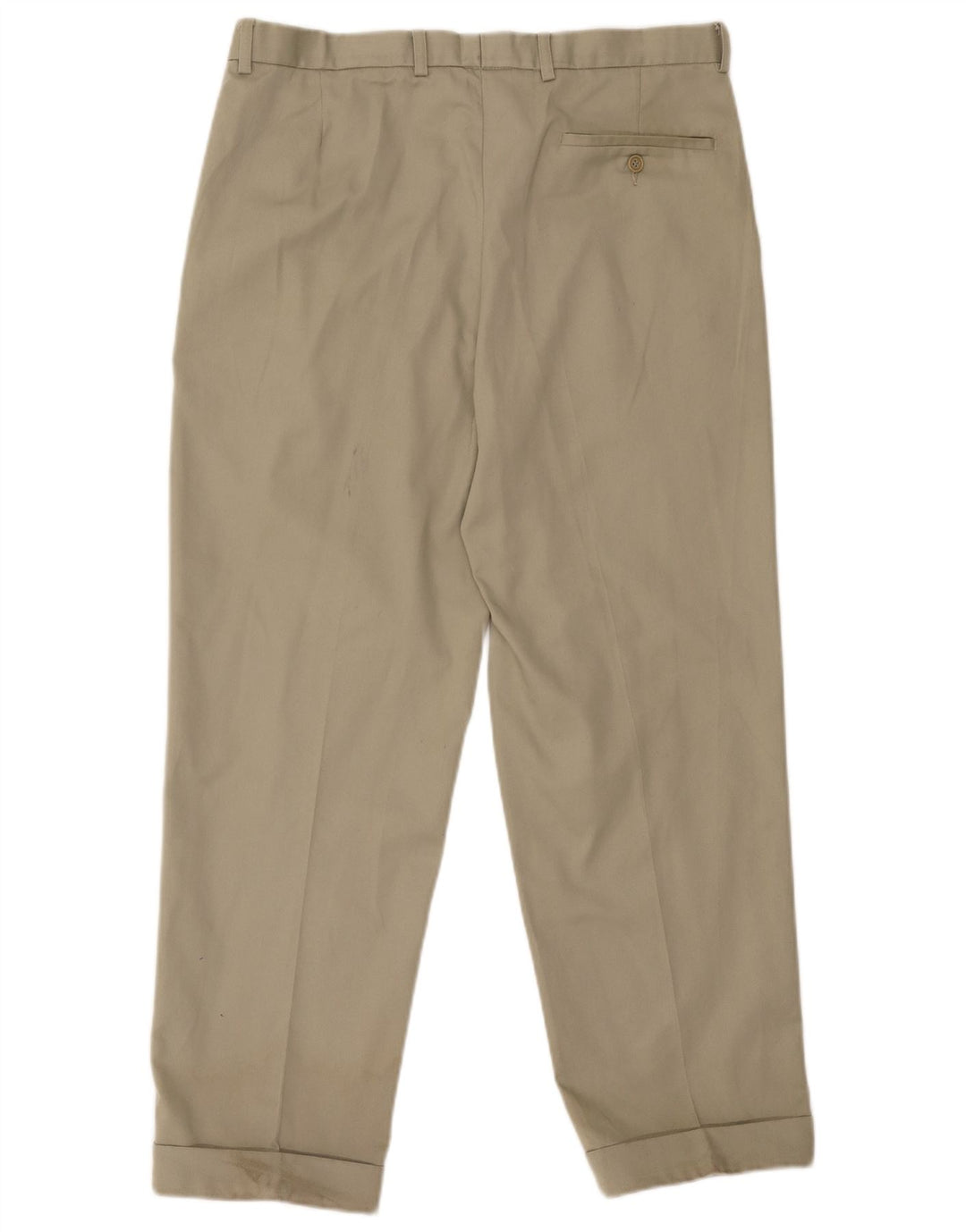 Pantaloni chino con pegging da uomo Marks & Spencer W34 L29 poliestere grigio