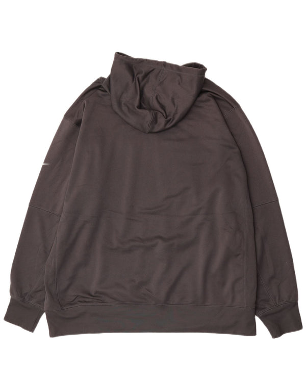 Felpa con cappuccio grafica Nike Los Angeles Chargers da uomo 3XL poliestere grigio