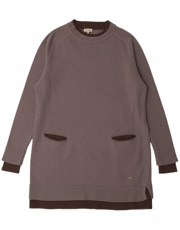 HENRY COTTONS Womens Jumper Dress IT 46 Large Grey