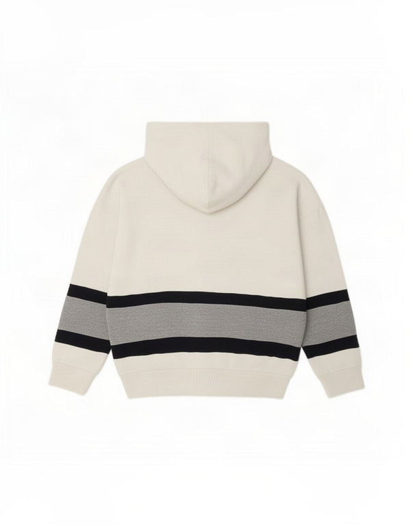 Felpa con cappuccio grafica da donna Adidas UK 12 cotone color block bianco medio