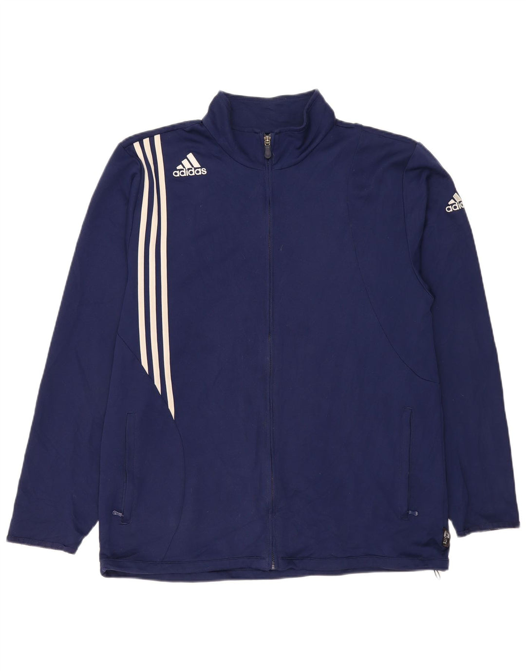Giacca da tuta da uomo ADIDAS Climalite UK 48/50 XL poliestere blu navy