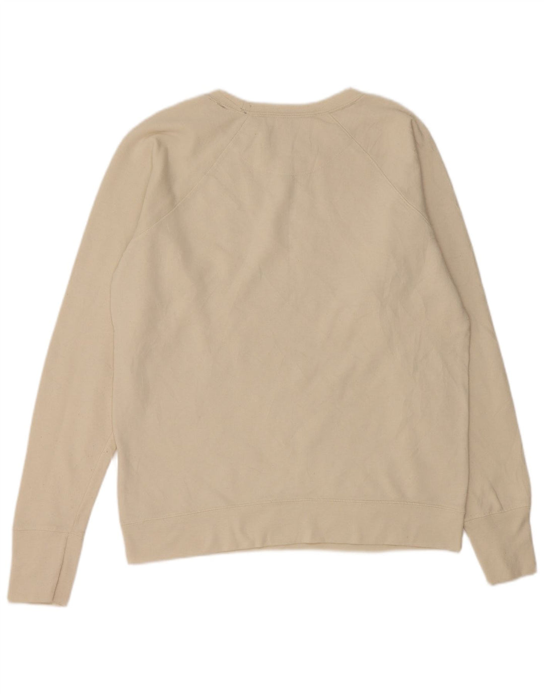CHAMPION Felpa da uomo Maglione grande in poliestere bianco sporco