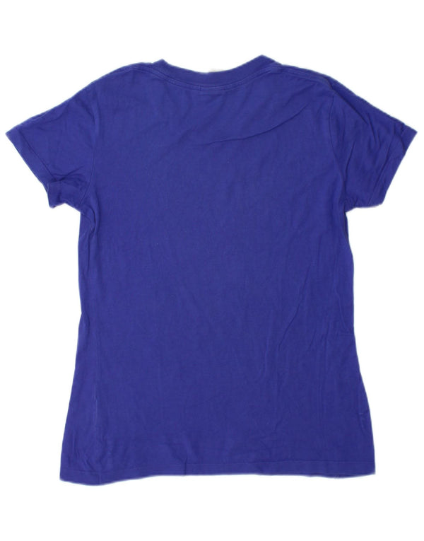 T-shirt grafica da donna Nike Top UK 14/16 grande blu