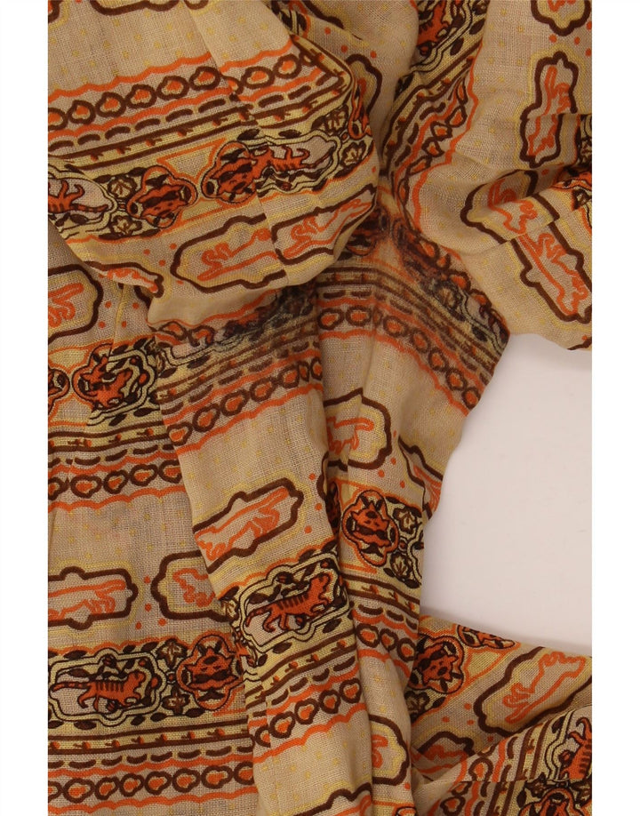 Abito a trapezio vintage da donna UK 12 Medio multicolore Fair Isle
