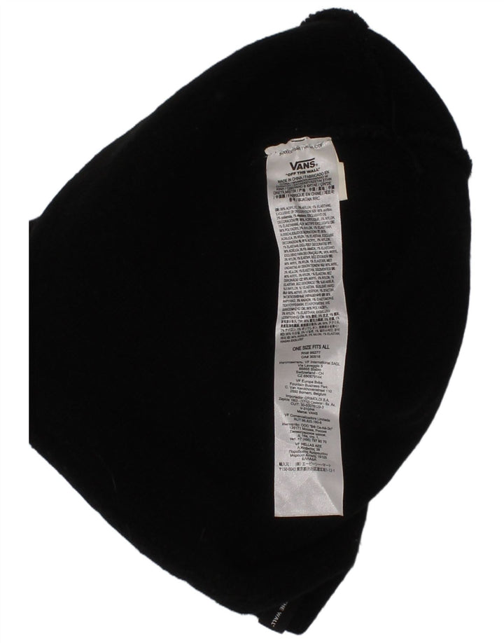 Berretto da uomo in maglia grafica Vans, taglia unica, in acrilico color block nero