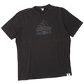 T-shirt grafica da uomo ADIDAS grande nera