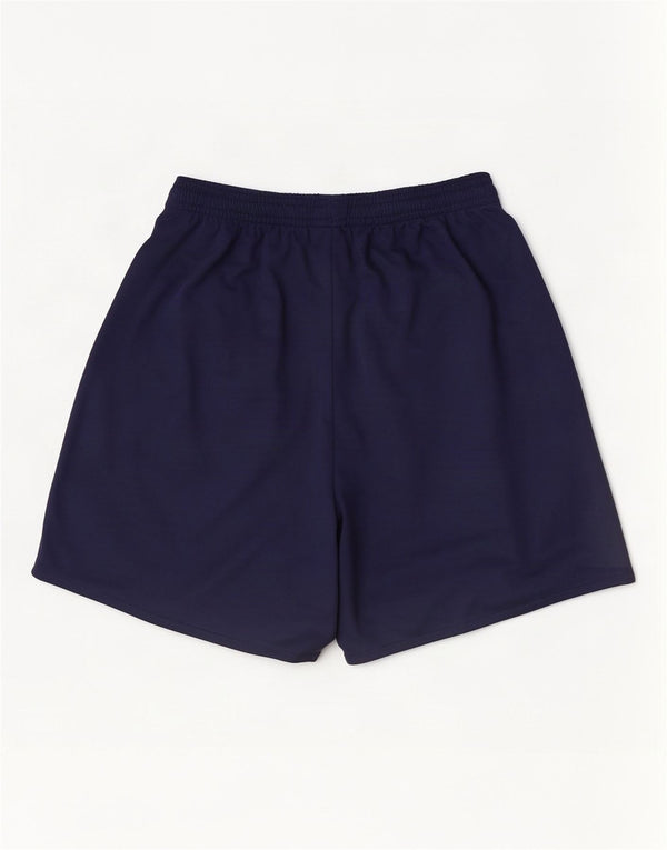 Pantaloncini sportivi Adidas Climalite da uomo XS in poliestere blu navy