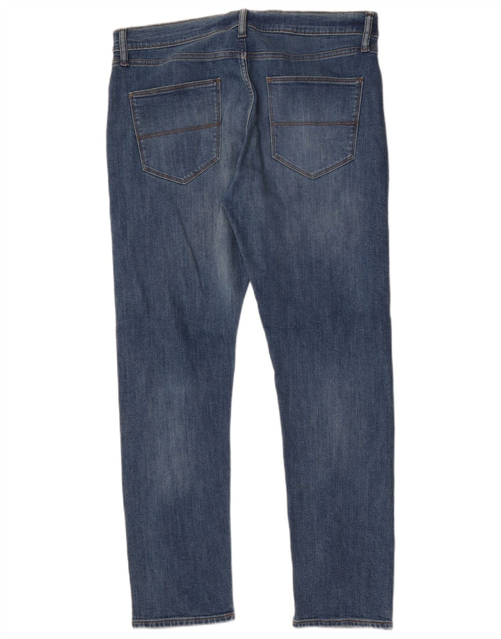 Jeans slim da uomo Marks & Spencer W34 L31 cotone blu