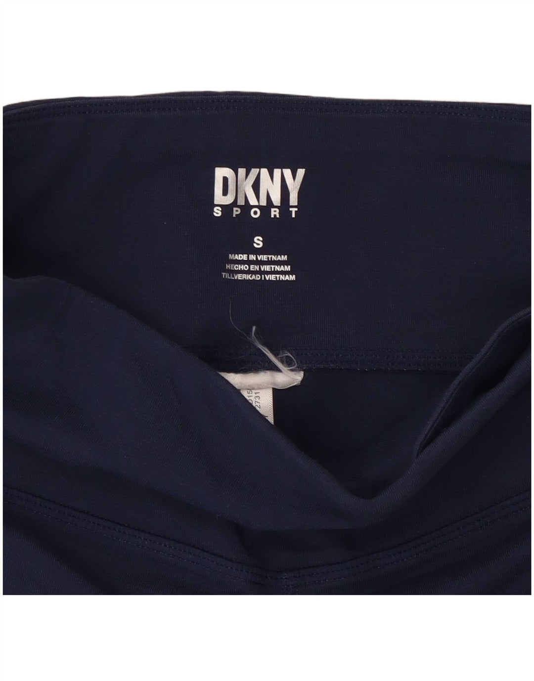 Leggings grafici da donna Dkny UK 8 Small Blu navy Colourblock