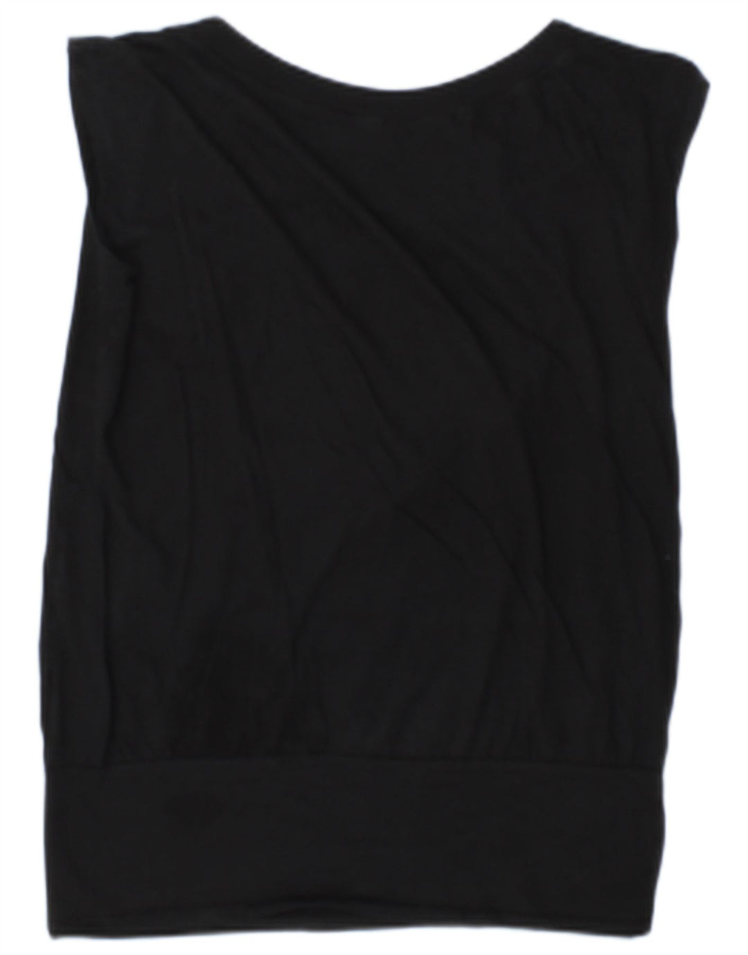 Elisabetta Franchi Womens Graphic Vest Top IT 42 Medium Black