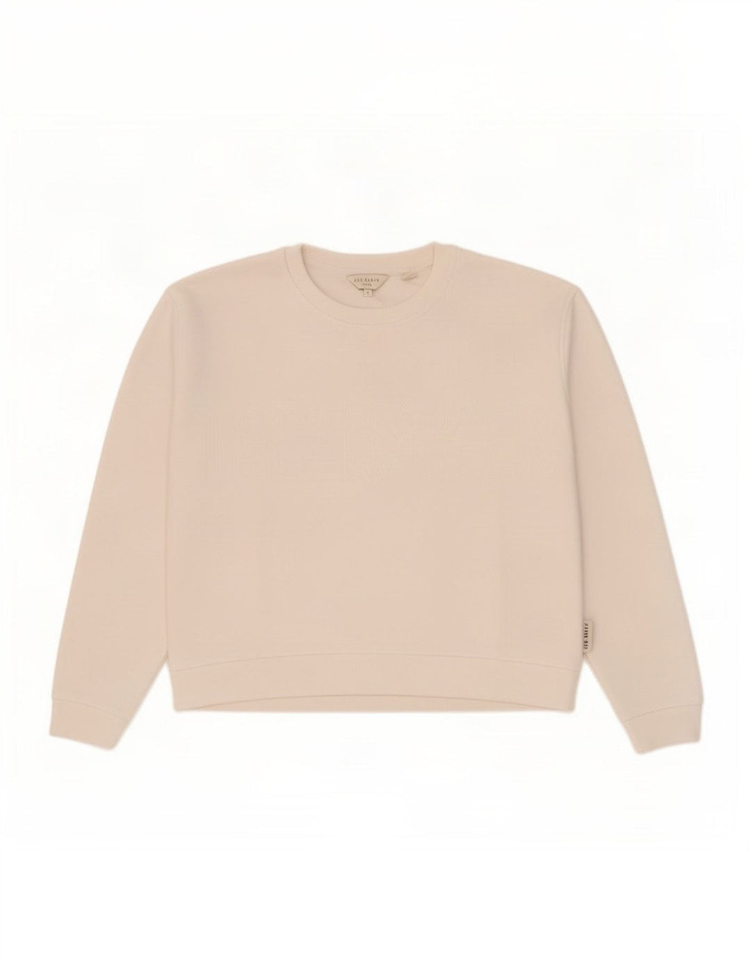 Felpa oversize da donna Ted Baker, taglia 2, piccola, in poliestere bianco