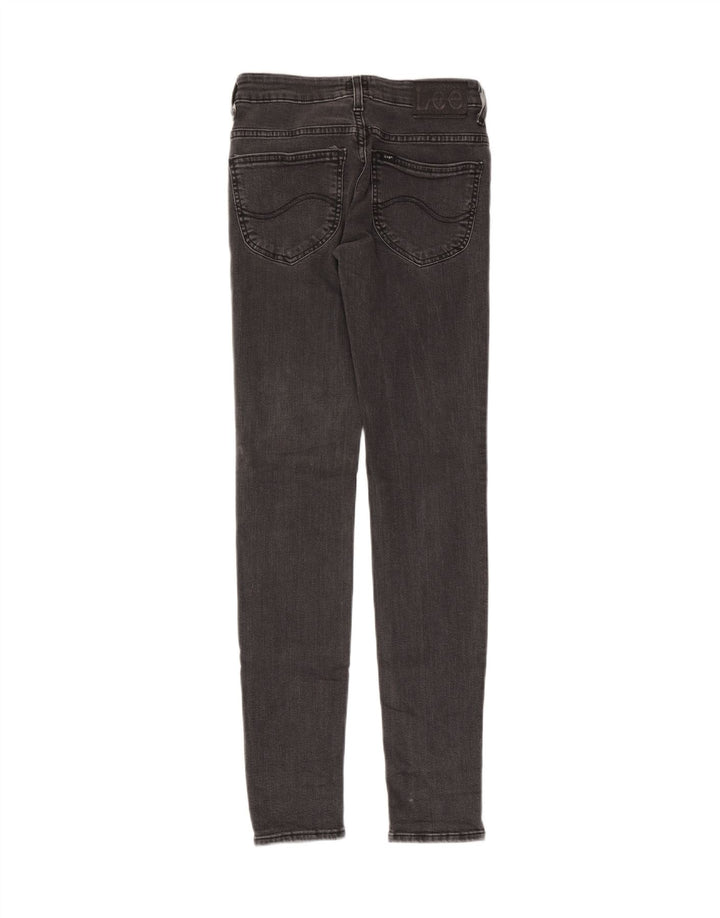 Jeans skinny da donna Lee W26 L33 cotone grigio