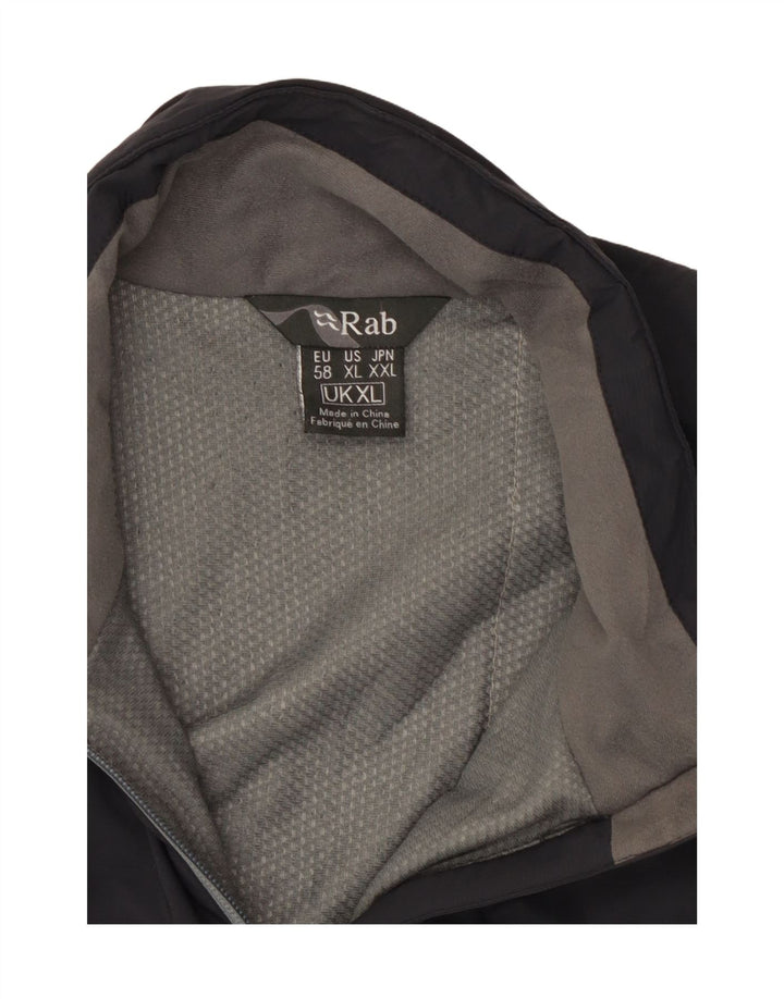 Giacca sportiva senza maniche da uomo Rab XL blu navy in poliammide