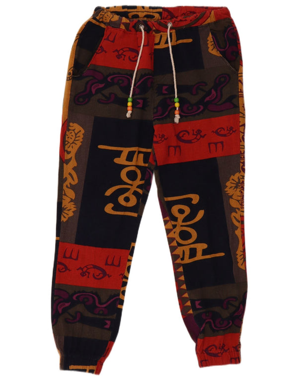 Pantaloni casual per ragazze VINTAGE 15-16 anni 2XL W30 L25 Multicolore