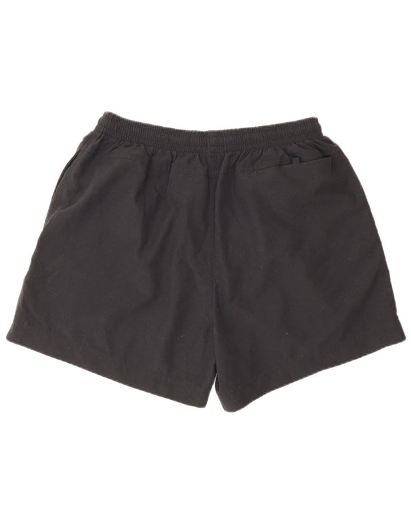 Pantaloncini da bagno Reebok da uomo medio nero in poliestere