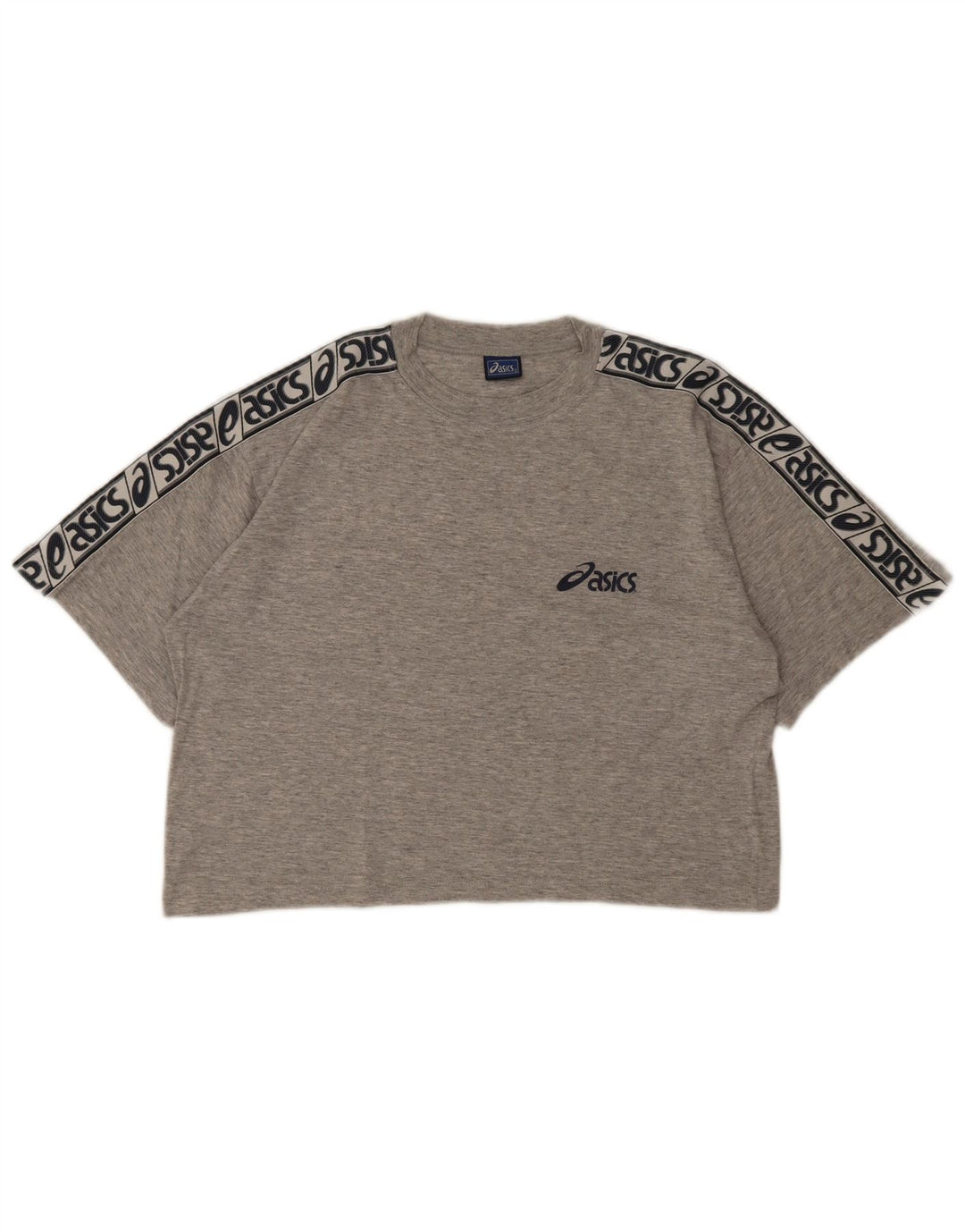 T-shirt grafica corta da donna Asics Top UK 14 Grigio medio chiazzato