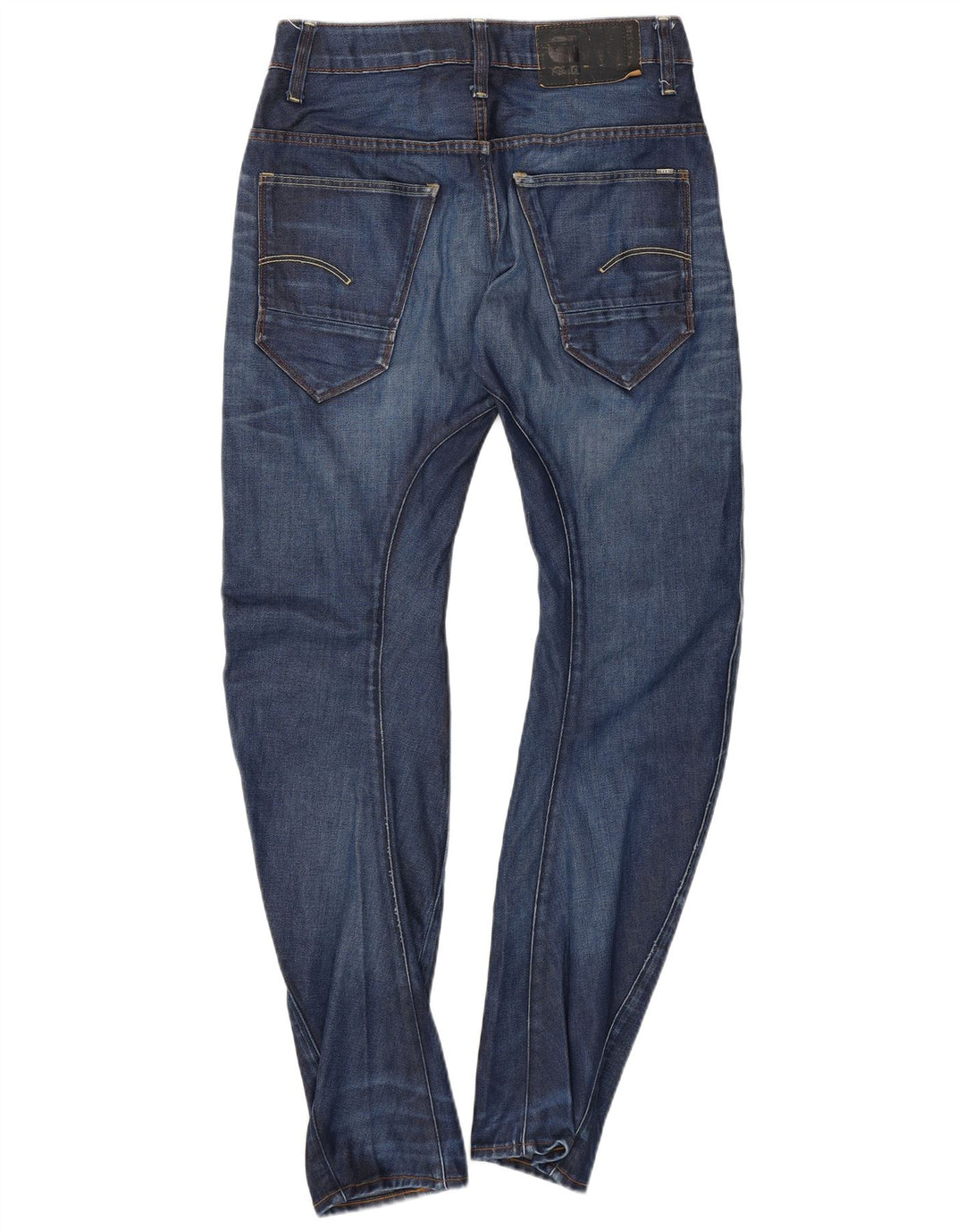 Jeans slim G-Star da uomo 3D Arc effetto invecchiato W28 L32 cotone blu