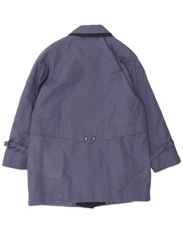 Soprabito oversize da donna vintage UK 14 grande blu