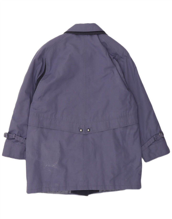 Soprabito oversize da donna vintage UK 14 grande blu