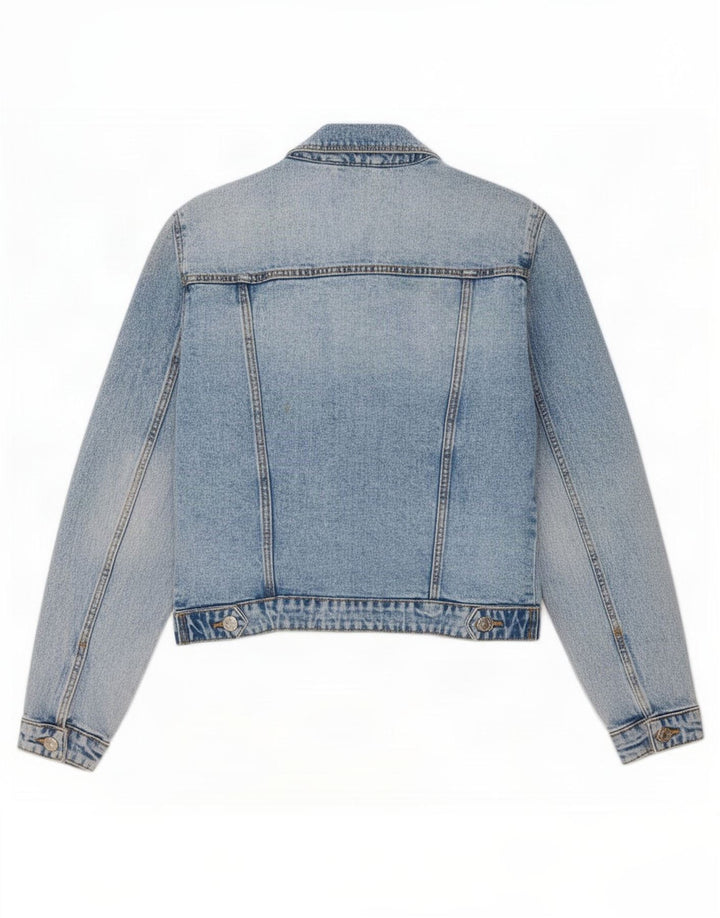 Giacca di jeans da donna Zara UK 10 piccola blu