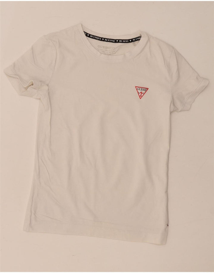 T-shirt da donna Guess UK 12 media bianca