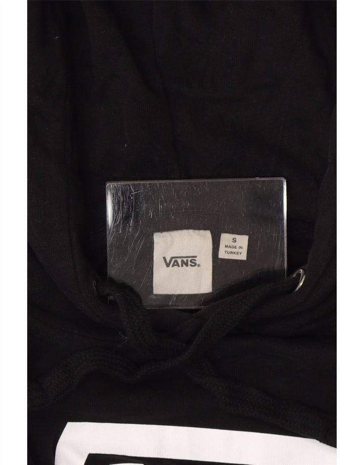 Felpa con cappuccio grafica da donna Vans UK 10 Small Nera