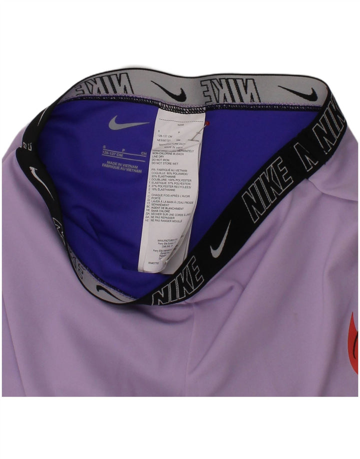 NIKE Boys Graphic Sport Shorts 8-9 Years Small Purple Polyamide