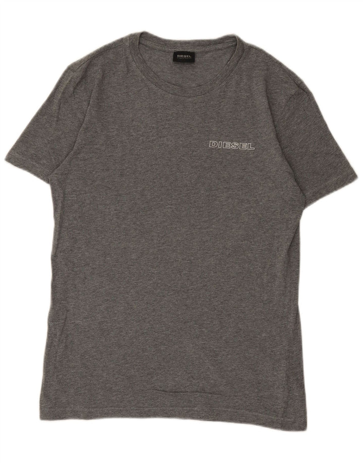 T-shirt uomo Diesel Top Small in cotone grigio